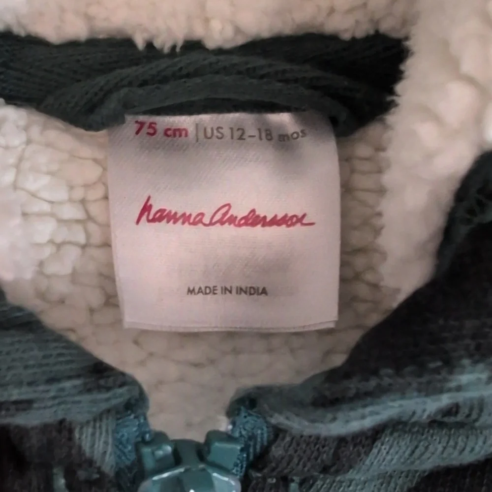 Hanna Andersson 12-18 Months Faux Shearling Lined Hoodie